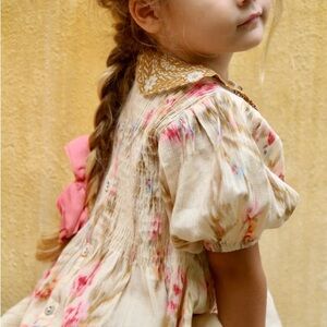 Bonjour Diary Romantic Dress in the Antoinette Print Pique